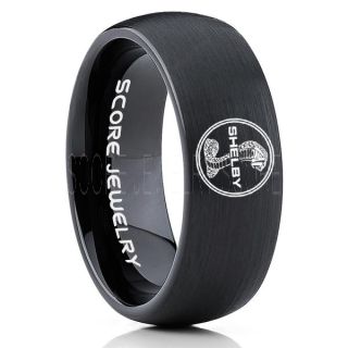 Shelby Mustang Ring, Ford Shelby Ring, Shelby Ring, Mustang Ring, Ford Mustang Ring, Ford Ring Mustang Jewelry, Tungsten Ring, Tungsten Wedding Band