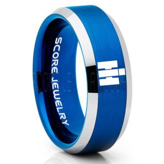 International Harvester Ring, Farmer Ring, Agriculture Ring, Construction Machinery Ring, International Harvester Jewelry, International Harvester Machinery Ring, Farmer Tungsten Wedding Ring