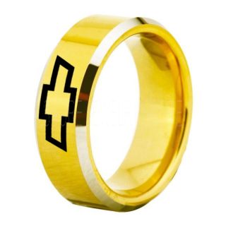 Chevrolet Ring, Chevy Ring, Bowtie Ring, Chevy Bowtie Ring, Chevy Wedding Ring, Chevy Wedding Band, Chevrolet Wedding Ring, Chevrolet Wedding Band
