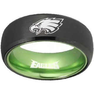 Eagles Ring, Eagles Wedding Ring, Eagles Wedding Band, Football Wedding Band, Football Jewelry