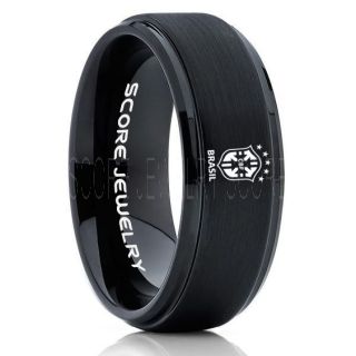 Brazil Ring, Brazil Soccer Ring, Brazil Football Ring, Soccer Ring, Brazil National Football Team Ring, Brazilian Football Confederation Ring, Brazil Jewelry