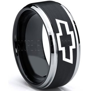 Chevrolet Ring, Chevy Ring, Bowtie Ring, Chevy Bowtie Ring, Chevy Wedding Ring, Chevy Wedding Band, Chevrolet Wedding Ring, Chevrolet Wedding Band