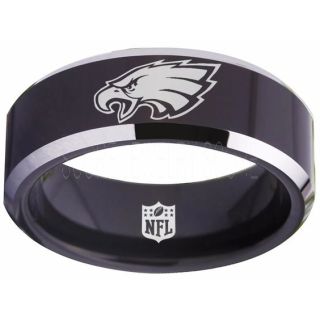 Eagles Ring, Eagles Wedding Ring, Eagles Wedding Band, Football Wedding Band, Football Jewelry