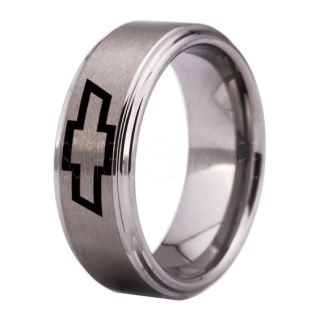 Chevrolet Ring, Chevy Ring, Bowtie Ring, Chevy Bowtie Ring, Chevy Wedding Ring, Chevy Wedding Band, Chevrolet Wedding Ring, Chevrolet Wedding Band