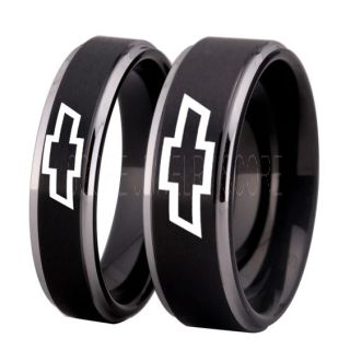 Chevrolet Rings, Black Chevy Rings, Black Bowtie Rings, Black Chevy Bowtie Rings, Black Chevy Wedding Rings, Black Chevy Wedding Bands, Black Chevrolet Wedding Rings, Chevrolet Wedding Bands, Black Rings, Black Wedding Rings
