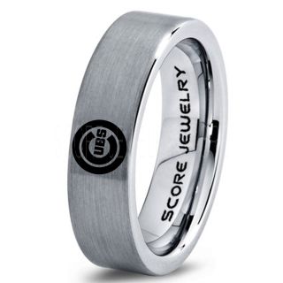 Cubs Ring, Cubs Wedding Band, Baseball Ring, Baseball Wedding Ring