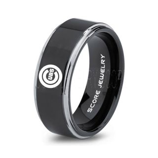 Cubs Ring, Cubs Wedding Band, Baseball Ring, Baseball Wedding Ring
