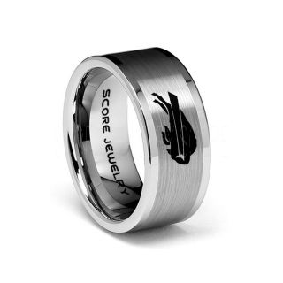 Bills Ring, Bills Wedding Ring, Bills Wedding Band, Football Wedding Band, Football Jewelry