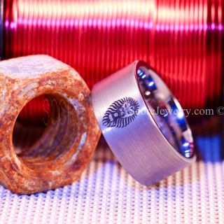Lion Ring, Rastafari Ring, Rastafari  Lion Ring, Reggae Lion, Jamaica Lion Ring, Jamaica Ring, Rastafari Jewelry, Silver Tungsten Ring, Silver Ring