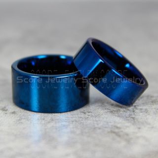 Blue Tungsten Rings, Blue Tungsten Wedding Bands, 2 Piece Couple Set Blue Wedding Bands, Blue Wedding Rings, Blue Tungsten Wedding Rings