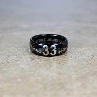 Baseball Ring, Baseball Stitch Pattern Ring, Black Tungsten Ring, Black Ring, Black Wedding Band, Black Wedding Ring, Baseball Stitch Ring, Black Wedding Band