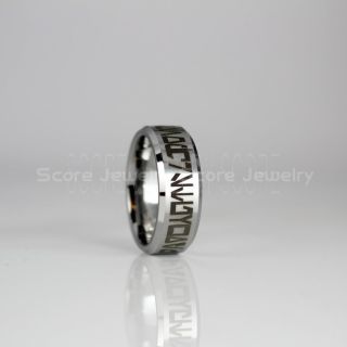 Aurebesh Ring, Star Wars Ring, Customize Your Own Text in Aurebesh, Star Wars Wedding Band, Silver Aurebesh Wedding Ring, Silver Tungsten Band, Aurebesh Wedding Band, Star Wars Wedding Ring, Star Wars Aurebesh Jewelry