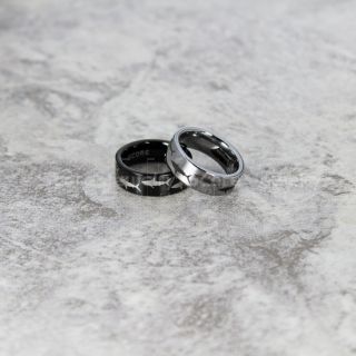 Shark Ring, Black Shark Ring, Shark Jewelry, Fishing Ring, Fish Hook Ring, Silver Tungsten Ring, Silver Wedding Band, Hunting Ring, Fish Hooks Wedding band