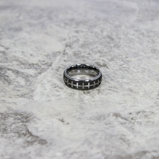 Football Ring, Football Jewelry, Football Seam Pattern Ring, Black Football Ring, Black Tungsten Ring, Black Wedding Band, Football Jewelry 