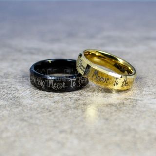 Simply Meant To Be Jack and Sally Rings, Jack and Sally Wedding Bands, Black Tungsten Rings, Black Tungsten Wedding Bands, Jack and Sally Wedding Rings
