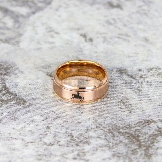 Cowboy Ring, Cowboys Ring, Rose Gold Cowboys Ring, Cowgirl Ring, Cowboys Wedding Ring, Rodeo Ring, Western Ring, Western Cowboys Ring