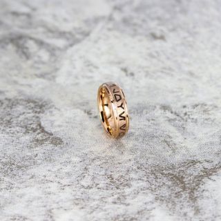 Aurebesh Ring, Star Wars Ring, Customize Your Own Text in Aurebesh, Star Wars Wedding Band, 14K Rose Gold Aurebesh Wedding Ring, Rose Gold Tungsten Band, Aurebesh Wedding Band, Star Wars Wedding Ring, Star Wars Aurebesh Jewelry