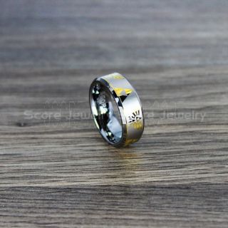 Zelda Ring, Gamer Ring, Legend of Zelda Ring, Zelda Wedding Ring, Zelda Wedding Band, Silver Tungsten Ring, Silver Wedding Band