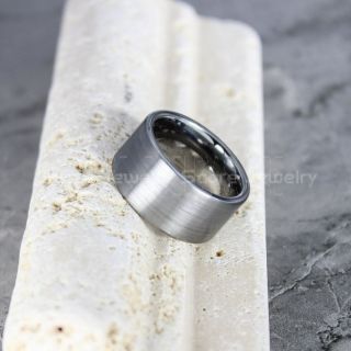 Classic 10mm Silver Tungsten Ring, Silver Tungsten Wedding Band, Silver Wedding Band, Silver Wedding Ring, Silver Tungsten Wedding Ring