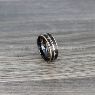 Barb Wire Ring, Black Tungsten Ring, Black Ring, Black Wedding Band, Black Wedding Ring, Military Ring, Army Ring, Black Wedding Band