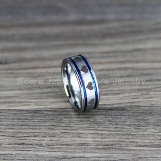 Legend of Zelda Ring, 8 Bit Hearts Ring, Zelda Wedding Ring, Zelda Wedding Band, Gamer Ring, Silver Tungsten Ring, Silver Wedding Band, 8 Bit Hearts Zelda Ring