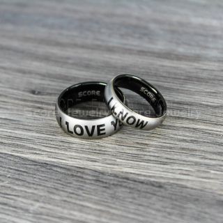 Star Wars Rings, Star Wars Jewelry, I Love You I Know Rings, 2 Piece Couple Set Star Wars Rings, Star Wars Wedding Bands, Matching I Love You I Know Rings, Black Wedding Rings, Black Tungsten Bands, Star Wars Wedding Bands