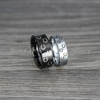 Horseshoe Rings, Lucky Horseshoes Rings, 2 Piece Couple Set Black & Silver Horseshoes Tungsten Rings, Silver Wedding Bands, Rancher Rings, Horse Rancher Wedding Bands, Horse Ranching Rings