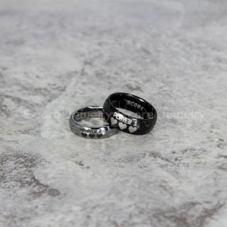 Player 1 Player 2 Rings, Gamer Rings, Black Tungsten Rings, Black Wedding Bands, Couple Ring Set Gamer Rings