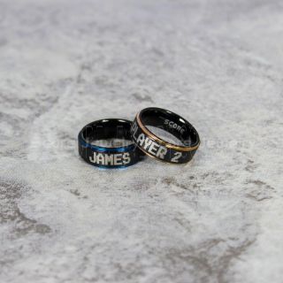 Player 1 Player 2 Rings, Gamer Rings, Black Tungsten Rings, Black Wedding Bands, Couple Ring Set Gamer Rings