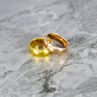 14K Rose Gold Tungsten Ring, 8mm Classic Rose Gold Tungsten Wedding Band, Rose Gold Wedding Band, Rose Gold Wedding Ring, Rose Gold Tungsten Wedding Ring