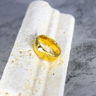 14K Yellow Gold Tungsten Ring, 8mm Classic Yellow Gold Tungsten Wedding Band, Yellow Gold Wedding Band, Yellow Gold Wedding Ring, Yellow Gold Tungsten Wedding Ring