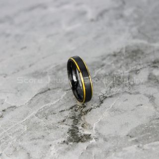 Classic 4mm Black Tungsten Ring with Step Edge, Black Tungsten Wedding Band, Black Wedding Band, Black Wedding Ring, Black Tungsten Wedding Ring
