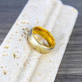 Tire Ring, Tire Tread Pattern Ring, Tire Tread Ring, Auto Racing Ring, Truck Driver Ring, Trucker Ring, 14K Yellow Gold Tungsten Ring, Yellow Gold Tungsten Band, Yellow Gold Wedding Ring