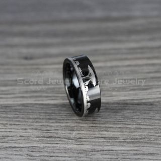Africa Ring, Africa Jewelry, African Safari Ring, African Landscape Ring, Big Five Game Animals Ring, Africa Wedding Band, Black Tungsten Wedding Ring, Black Wedding Ring, Black Tungsten Wedding Ring