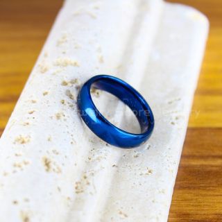 Classic 6mm Blue Tungsten Ring, Blue Tungsten Wedding Band, Blue Wedding Band, Blue Wedding Ring, Blue Tungsten Wedding Ring