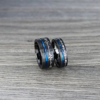 Electrocardiogram Ring, Medical Ring, Science Ring, Doctor Ring, Heartbeat Ring, Nurse Ring, Electrocardiography Ring, Doctor Jewelry, Medical Ring