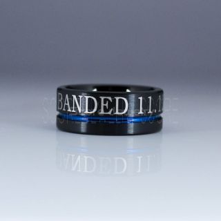 Duck Band Ring, Banded Together Ring, Classic Tungsten Ring, Tungsten Wedding Band, Banded Together Wedding Band, Black Wedding Ring, Tungsten Wedding Ring