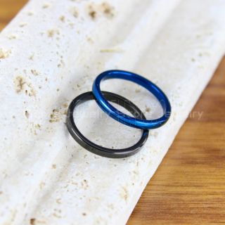 Classic 2mm Blue Tungsten Ring, Stackable Blue Tungsten Wedding Band, Blue Wedding Band, Blue Wedding Ring, Blue Tungsten Wedding Ring