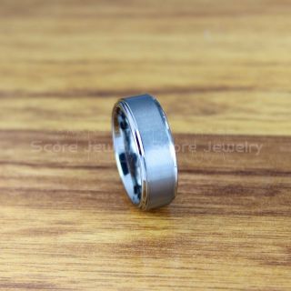 Silver Tungsten Ring, Classic Silver Tungsten Wedding Band, Silver Wedding Band, Silver Wedding Ring, Silver Tungsten Wedding Ring