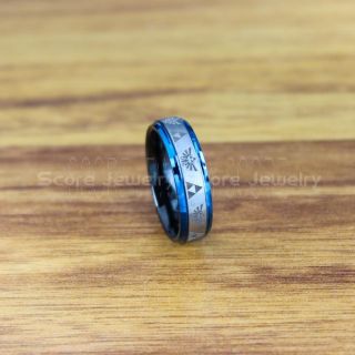 Zelda Rings, Silver Legend of Zelda Rings, Zelda Wedding Rings, Zelda Wedding Bands, Silver Tungsten Rings, Silver Wedding Bands