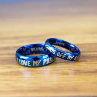 Joker and Harley Rings, Cosplay Ring, Black Joker and Harley Rings, Joker & Harley Rings, Joker Harley Rings, Joker Rings, Joker and Harley Jewelry, Black Tungsten Ring