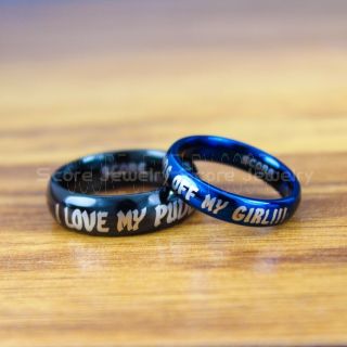 Joker and Harley Rings, Cosplay Ring, Black Joker and Harley Rings, Joker & Harley Rings, Joker Harley Rings, Joker Rings, Joker and Harley Jewelry, Black Tungsten Ring