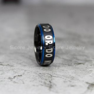 Star Wars Ring, Star Wars Jewelry, Yoda Ring, Black Yoda Ring, Black Tungsten Yoda Wedding Ring, Yoda Star Wars Ring, Star Wars Wedding Band, Black Wedding Ring, Star Wars Wedding Band, Star Wars Wedding Ring