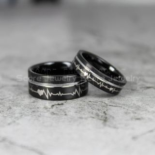 Electrocardiogram Ring, Medical Ring, Science Ring, Doctor Ring, Heartbeat Ring, Nurse Ring, Electrocardiography Ring, Doctor Jewelry, Medical Ring