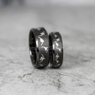 Geese Hunting Rings, Duck Hunting Rings, Geese Hunting Scene Rings, Hunting Rings, Hunting Jewelry, Dog Hunting Rings, Dog Hunting Jewelry, Black Tungsten Rings, Black Wedding Bands