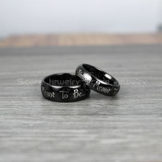 Simply Meant To Be Jack and Sally Rings, Jack and Sally Wedding Bands, Black Tungsten Rings, Black Tungsten Wedding Bands, Jack and Sally Wedding Rings