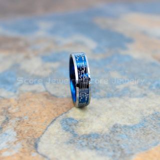 Circuit Board Ring, Circuit Board Jewelry, Technology Ring, Engineer Ring, Circuit Board Ring, Blue Tungsten Ring, Geek Ring, Geek Jewelry