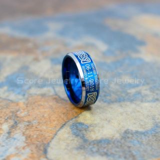 Duck Band Ring, Banded Together Ring, Classic Tungsten Ring, Tungsten Wedding Band, Banded Together Wedding Band, Blue Wedding Ring, Tungsten Wedding Ring