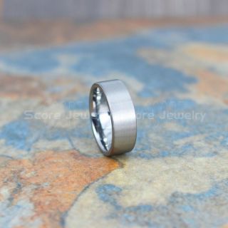 Silver Tungsten Ring, Classic Silver Tungsten Wedding Band, Silver Wedding Band, Silver Wedding Ring, Silver Tungsten Wedding Ring