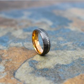 Baseball Ring, Baseball Stitch Pattern Ring, Gunmetal Tungsten Ring, Gunmetal Ring, Gunmetal Wedding Band, Gunmetal Wedding Ring, Baseball Stitch Ring, Gunmetal Wedding Band